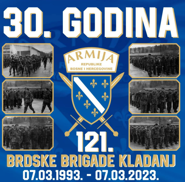 Obilježena 30. godišnjica od formiranja 121. brdske brigade Kladanj |