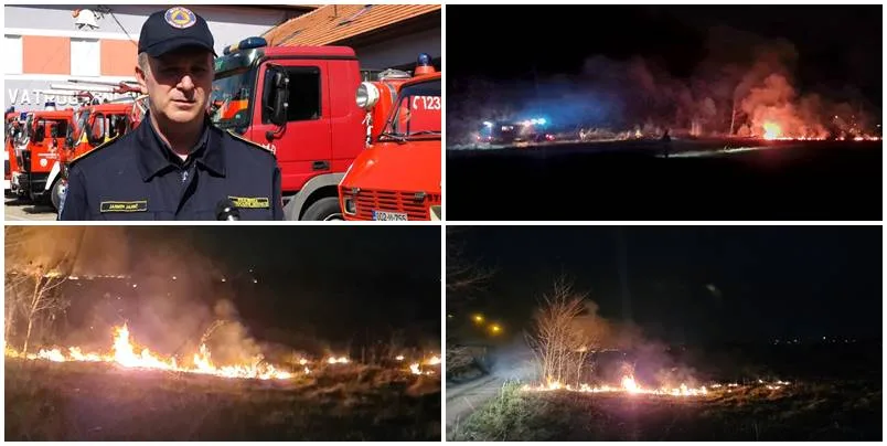 (VIDEO) Tuzlanski vatrogasci gasili požar u Divkovićima, sumnja se na namjernu paljevinu |