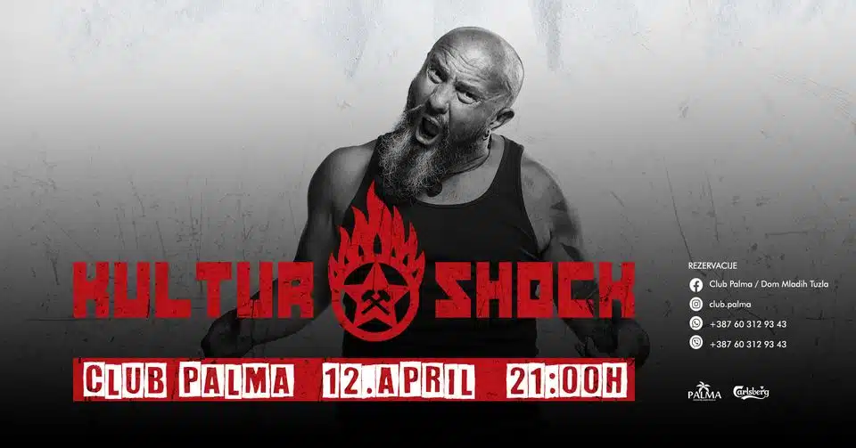 Koncert kultnog benda Kultur shock u Tuzli