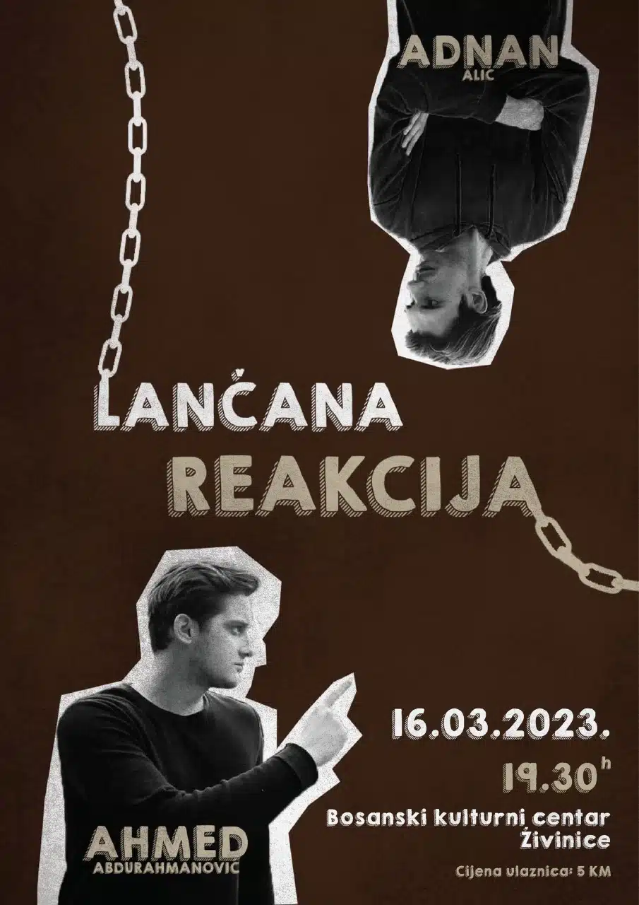 Sutra predstava “Lančana reakcija” na daskama BKC Živinice