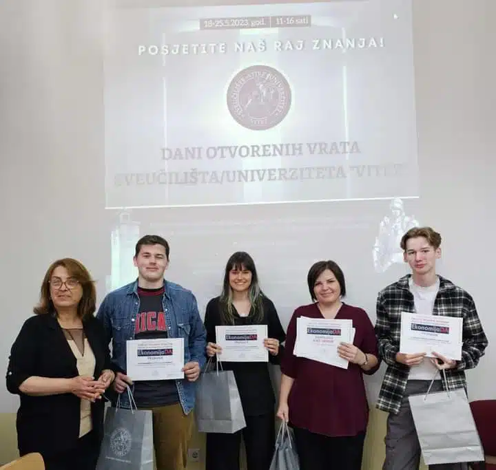 Prvo mjesto za učenike MSŠ Srebrenik na takmičenju „Let's Talk Digital Marketing“