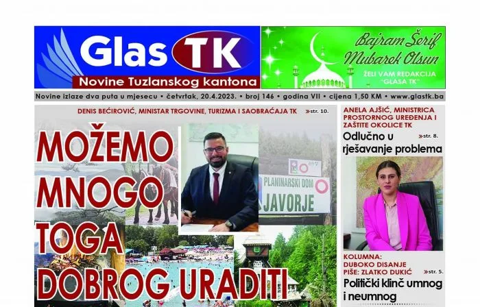 Od sutra na kioscima novi broj Glasa TK