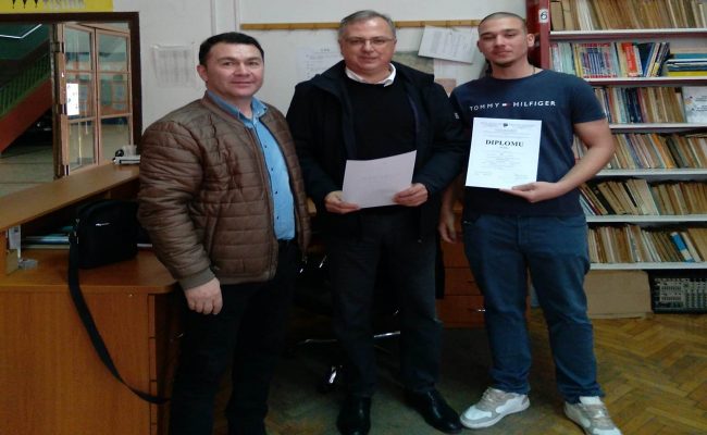 Učenik MSŠ Teočak Emin Hodžić osvojio treće mjesto na kantonalnom takmičenju u zavarivanju