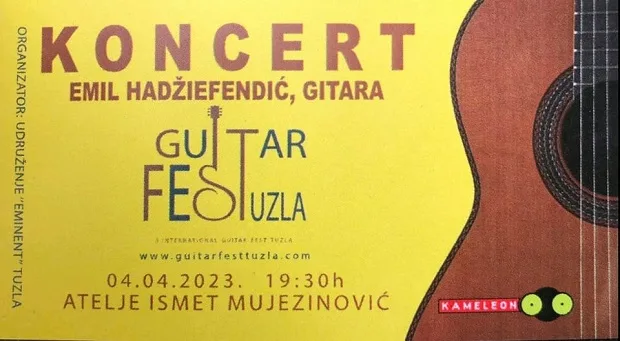 Večeras koncert Emila Hadžiefendića |