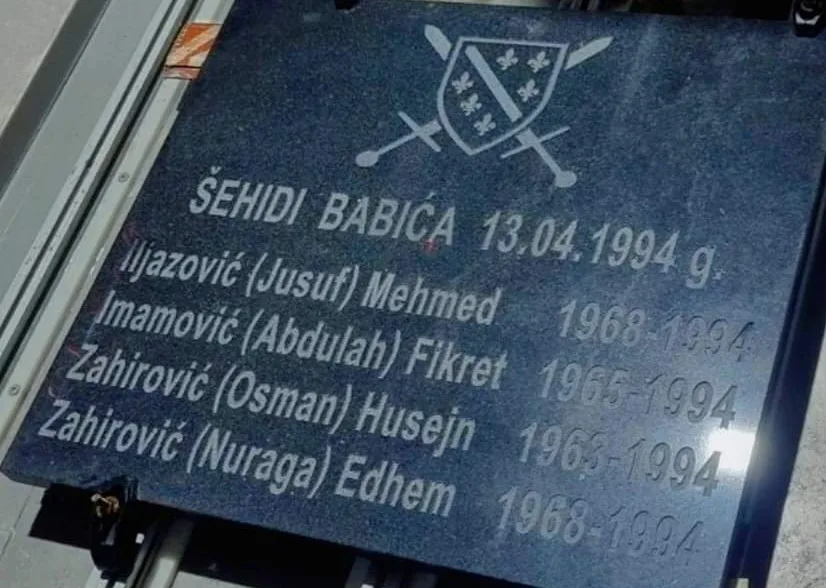MZ Babići u izgradnji spomen ploča šehidima