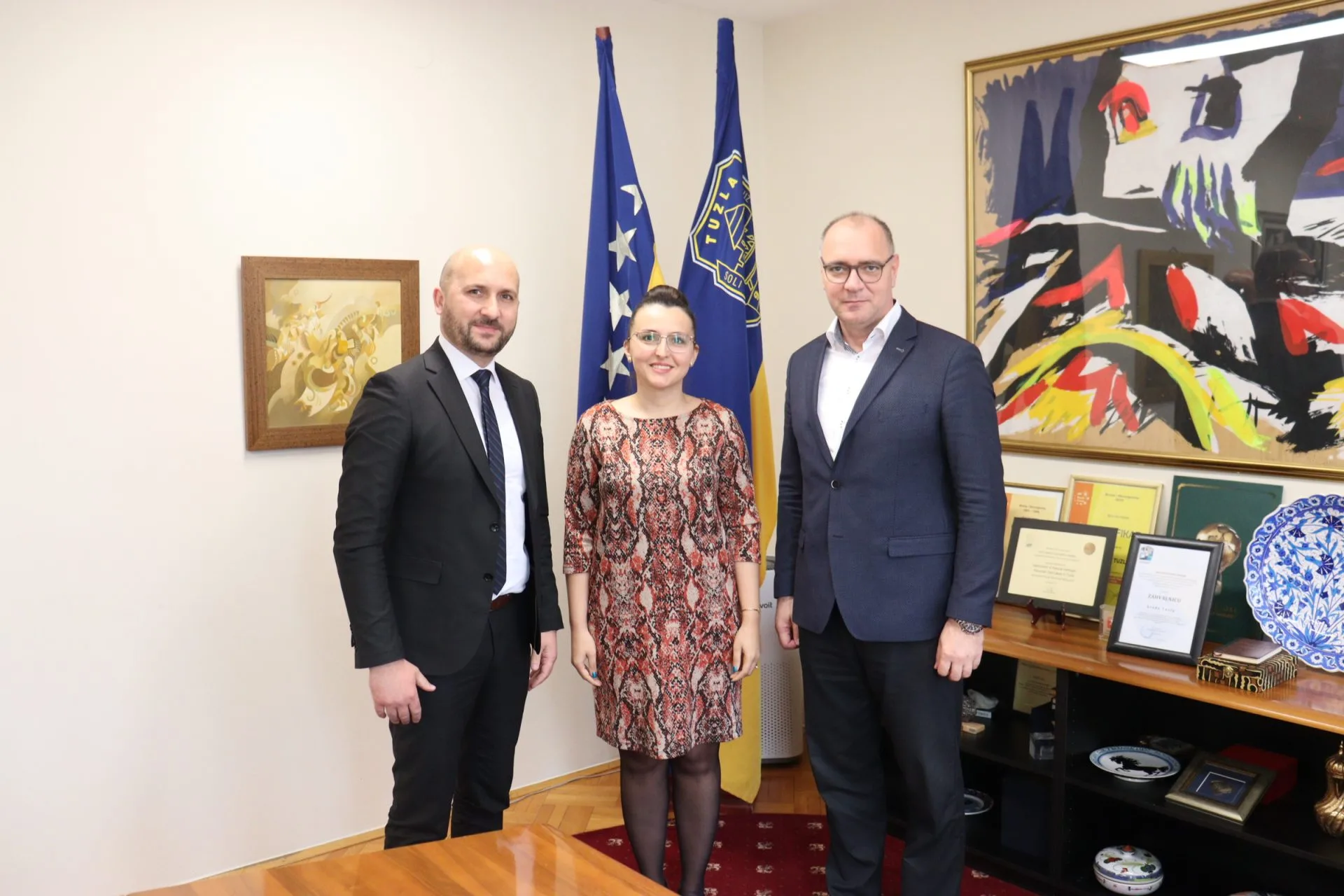 Delegati Doma naroda Federacije BiH na sastanku u Gradskoj upravi |