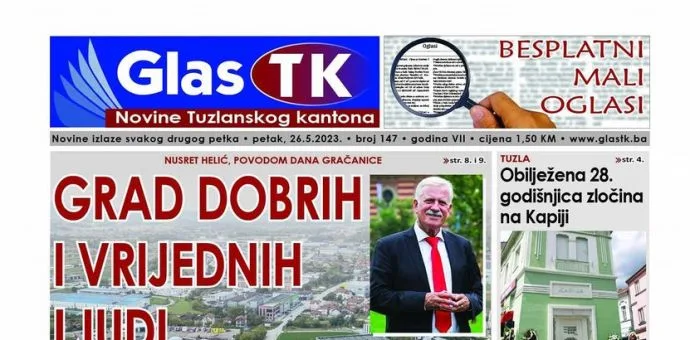 Od sutra na kioscima novi broj Glasa TK