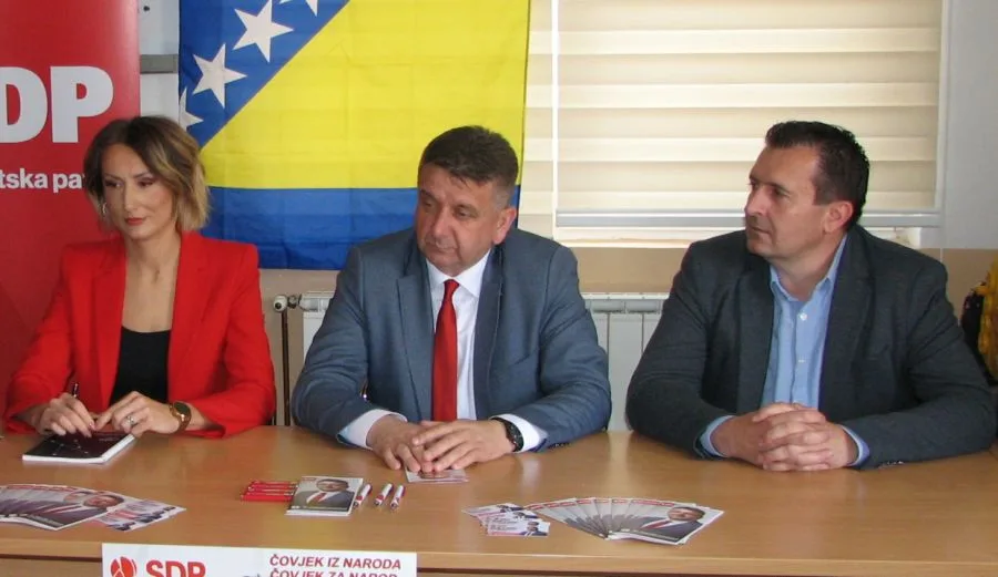 GO SDP:Press dr.Hajrudina Kozarevića