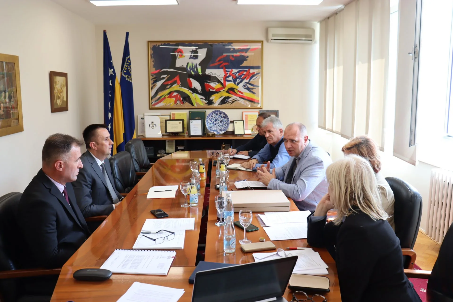 Ministar Vedran Lakić sastao se sa gradonačelnikom Zijadom Lugavićem