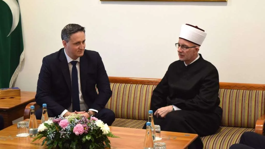 Bećirović posjetio tuzlanskog muftiju Fazlovića |