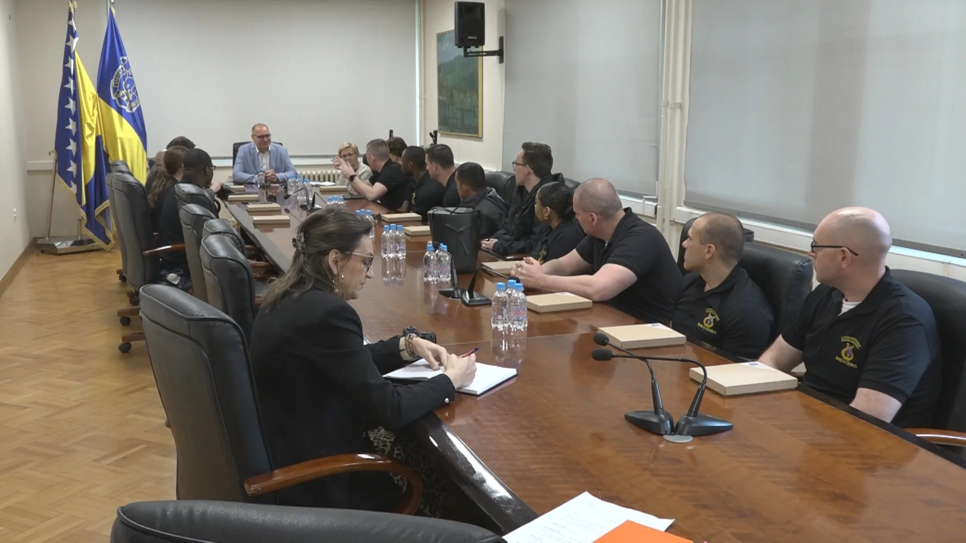 (Video) Grad Tuzla: Prijem za delegaciju vojnog orkestra Oružanih snaga SAD -a |