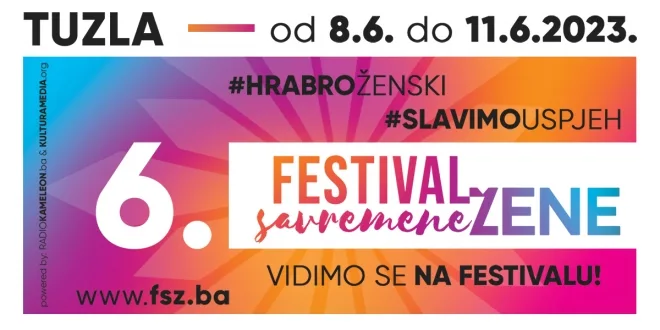 VI Festival savremene žene: Od 8. do 11. juna –