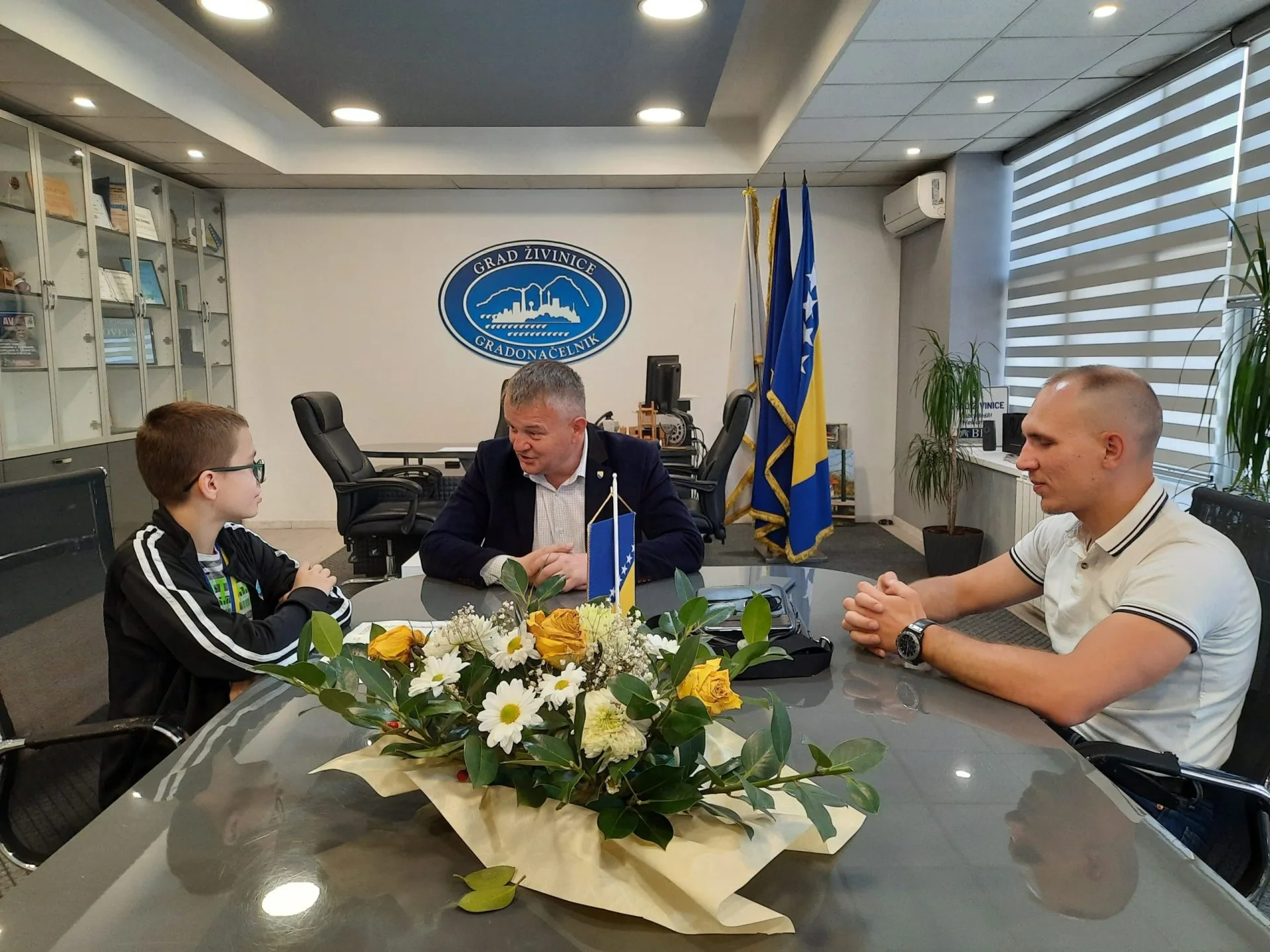Prijem za mladog reprezentativca BiH u karateu Muhameda Alispahića