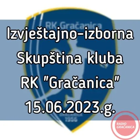 Izvještajno-izborna Skupština kluba RK bit će održana 15. juna –