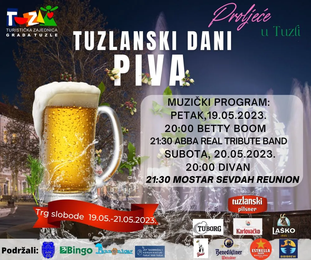 Tuzlanski dani piva na Trgu slobode