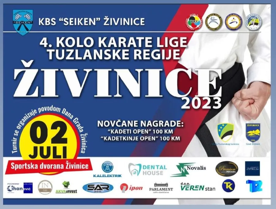 KBS Seiken domaćin 4.kola Karate lige Tuzlanske regije