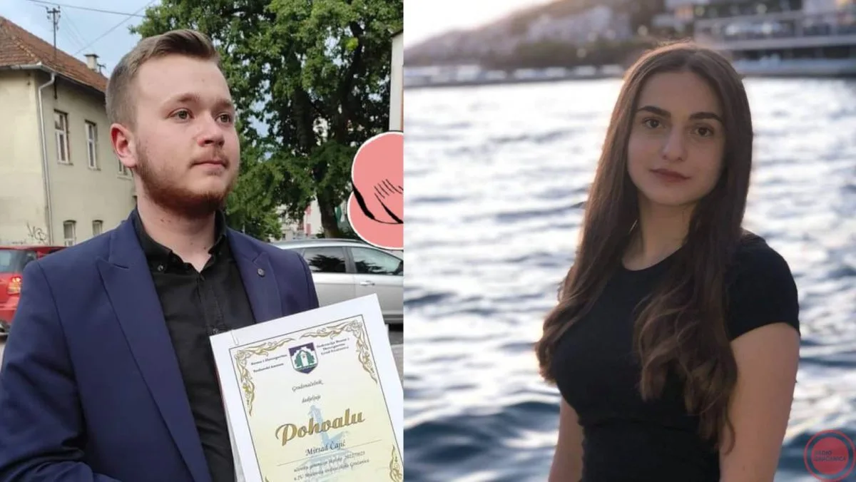 Emina Sarajlić i Mirsad Čajić učenici generacije u Gračanici –