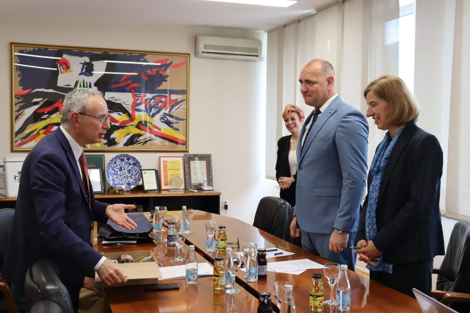 (VIDEO) Ambasador Italije, NJ.E. Marco di Ruzza, sastao se sa gradonačelnikom Zijadom Lugavićem |