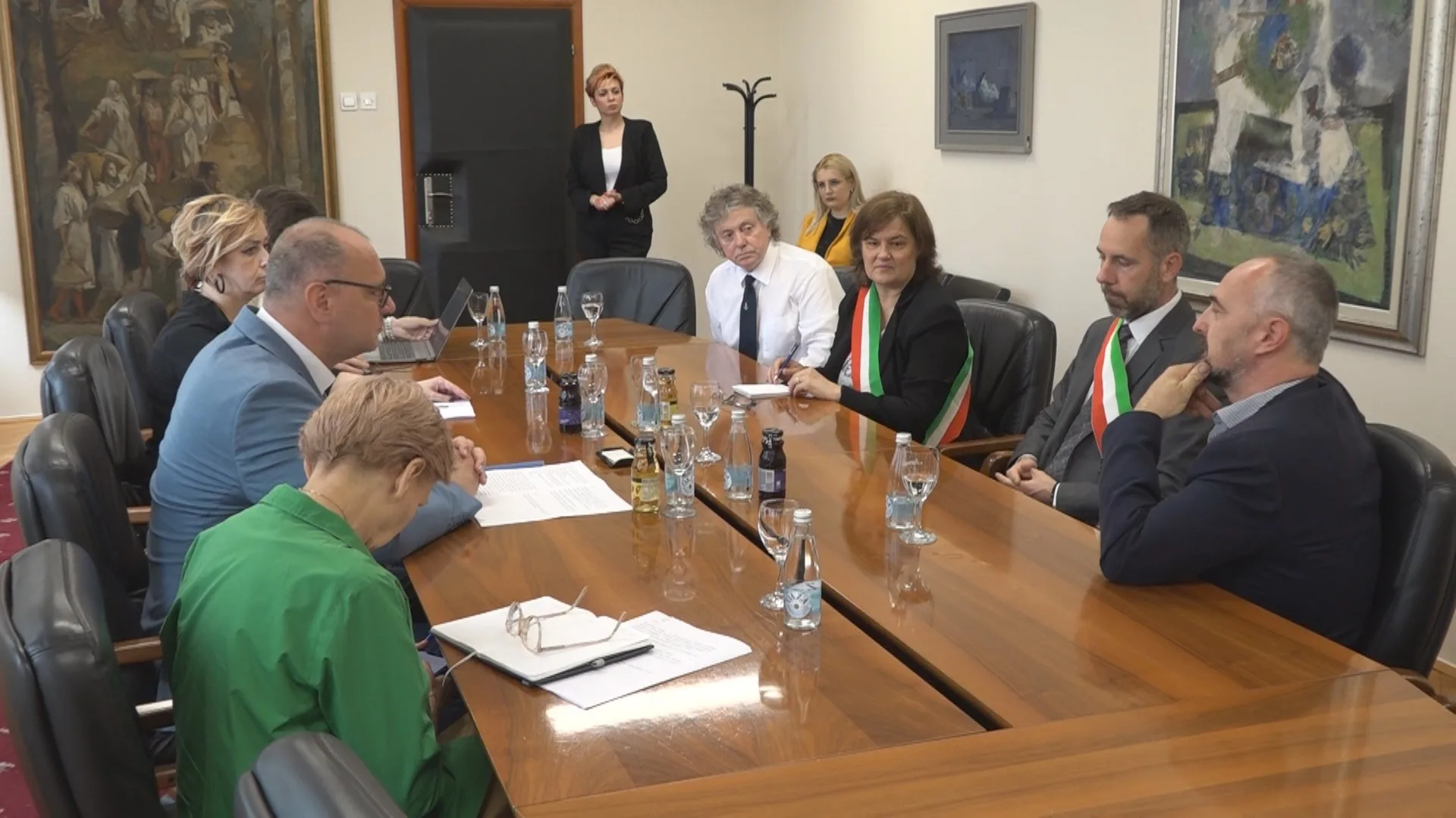 (VIDEO) U Gradskoj upravi Tuzla upriličen prijem  za delegacije iz provincije Trento |