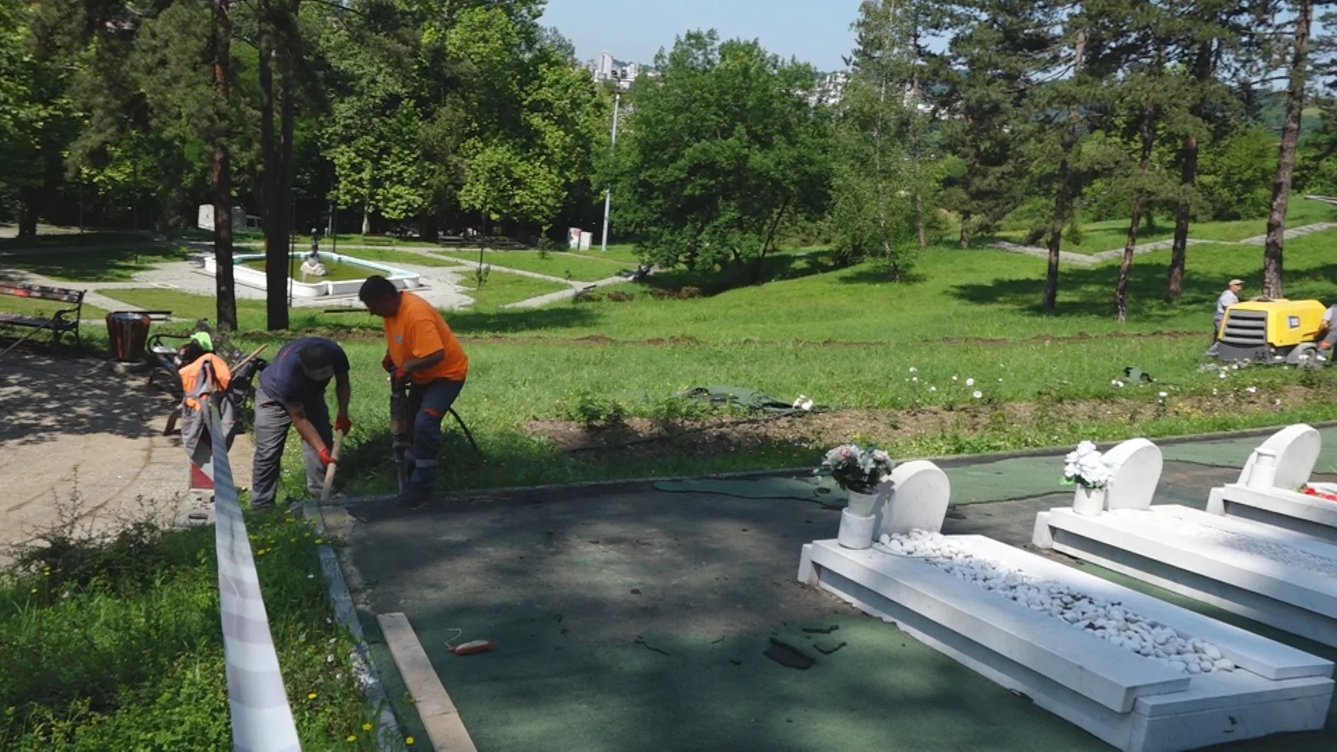 (Video) Počela sanacija Memorijalnog kompleksa “Slana Banja” u Tuzli |