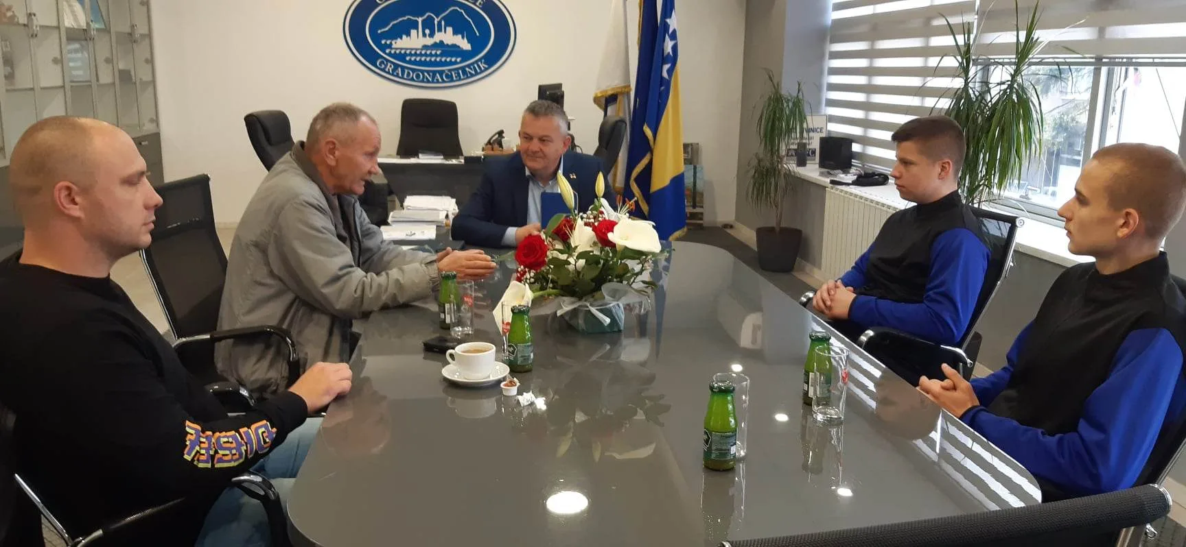 Živinički bokseri na prijemu kod Gradonačelnika Živinica
