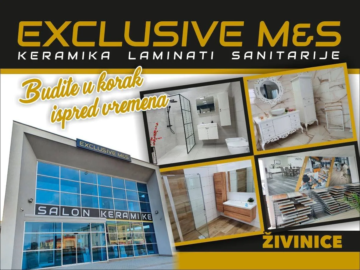 Tražite posao – Salon keramike EXCLUSIVE M&S Živinice zapošljava