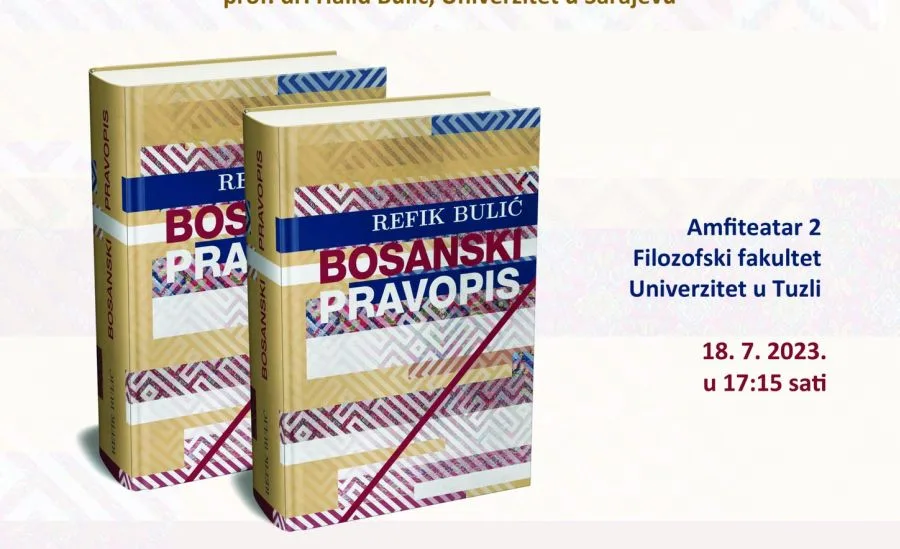 Promocija knjige”Bosanski pravopis dr.Halida Bulića