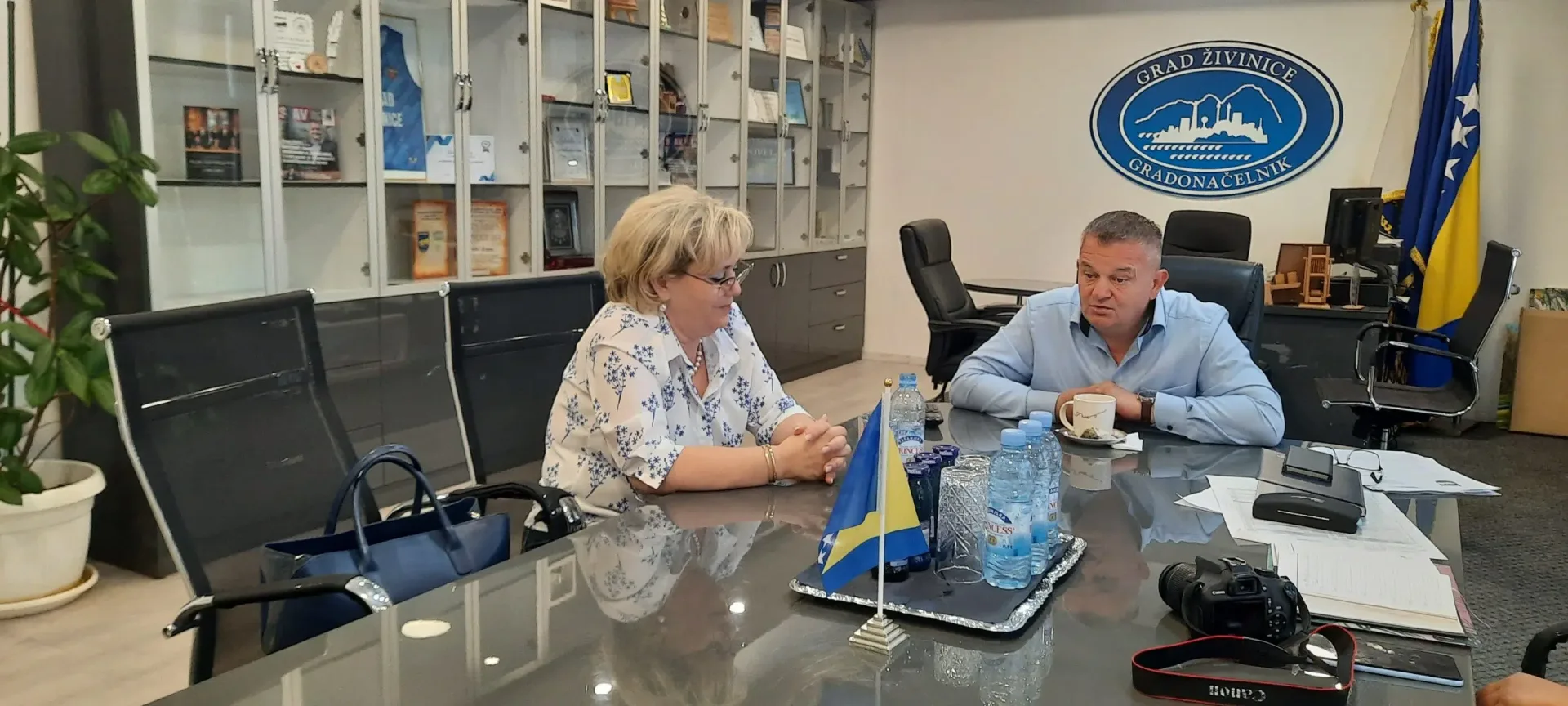 Gradonačelnik Muhić održao radni sastanak sa ministricom zdravstva u Vladi TK-a
