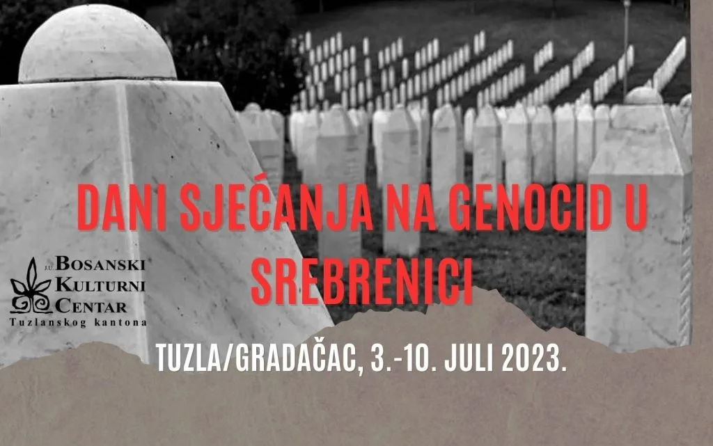 U srijedu “Dani sjećanja na genocid u Srebrenici”