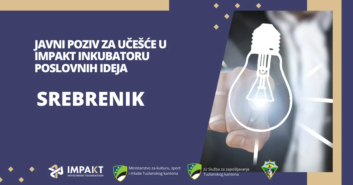 Mladi Srebrenika dobijaju novu šansu za zaposlenje – pokrenite biznis ili unaprijedite postojeći uz Impakt