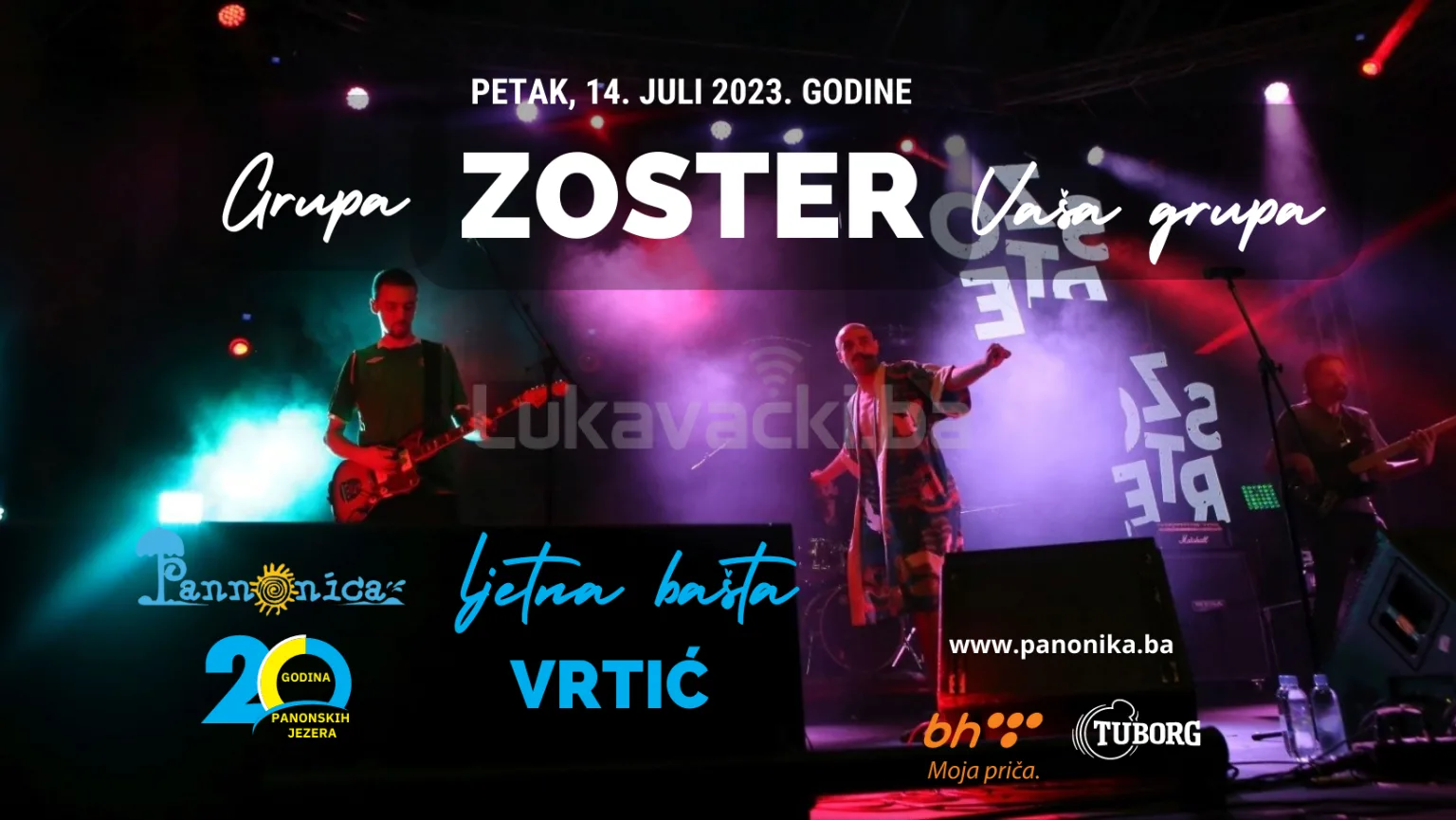 Večeras na Panonskim jezerima koncert grupe Zoster