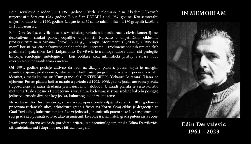 in memoriam edin dervišević (1961 - 2023)