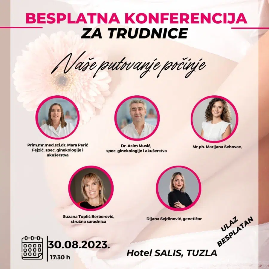 Besplatno za trudnice:„Naše putovanje počinje“