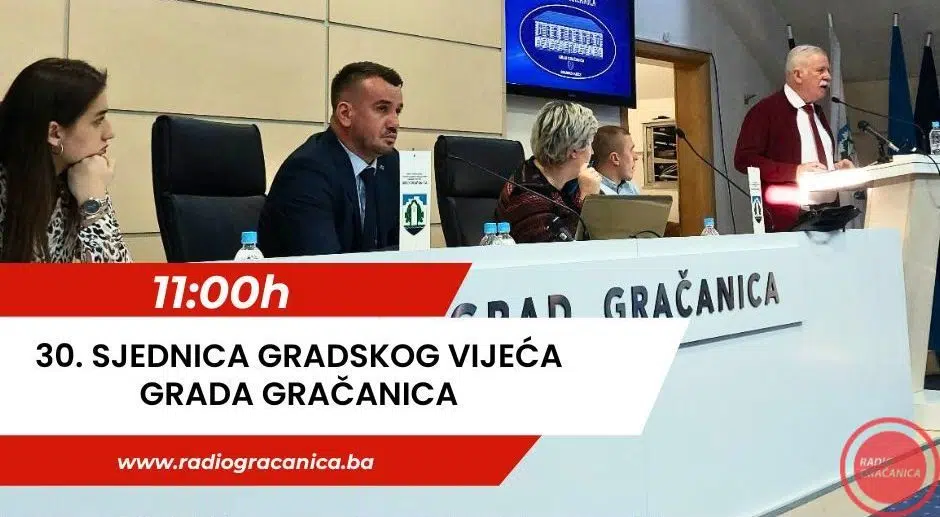 U srijedu 30. sjednica Gradskog vijeća Grada –