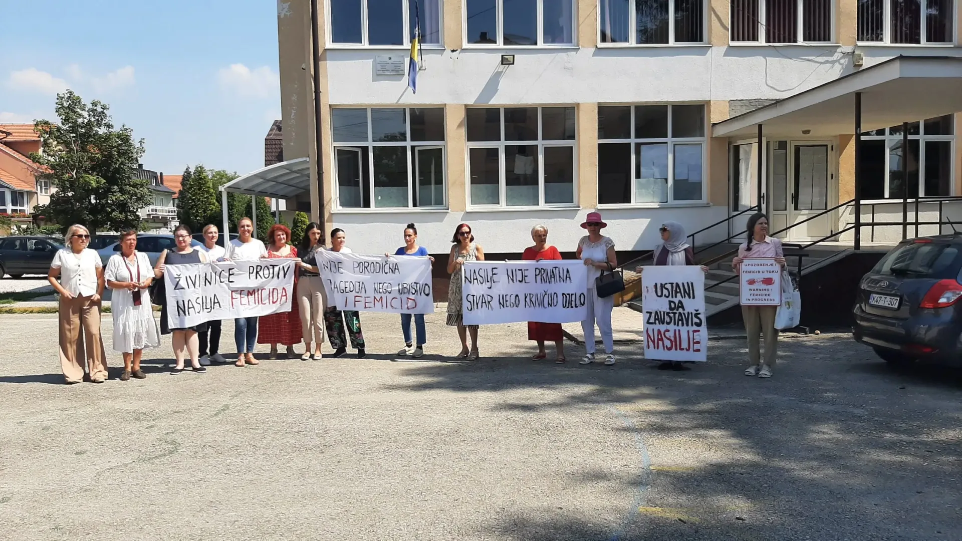 Protest protiv epidemije femicida |