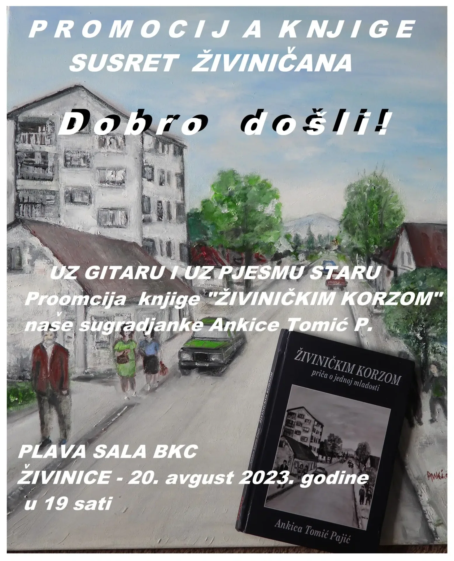Najava promocije knjige Ankice Tomić Pajić