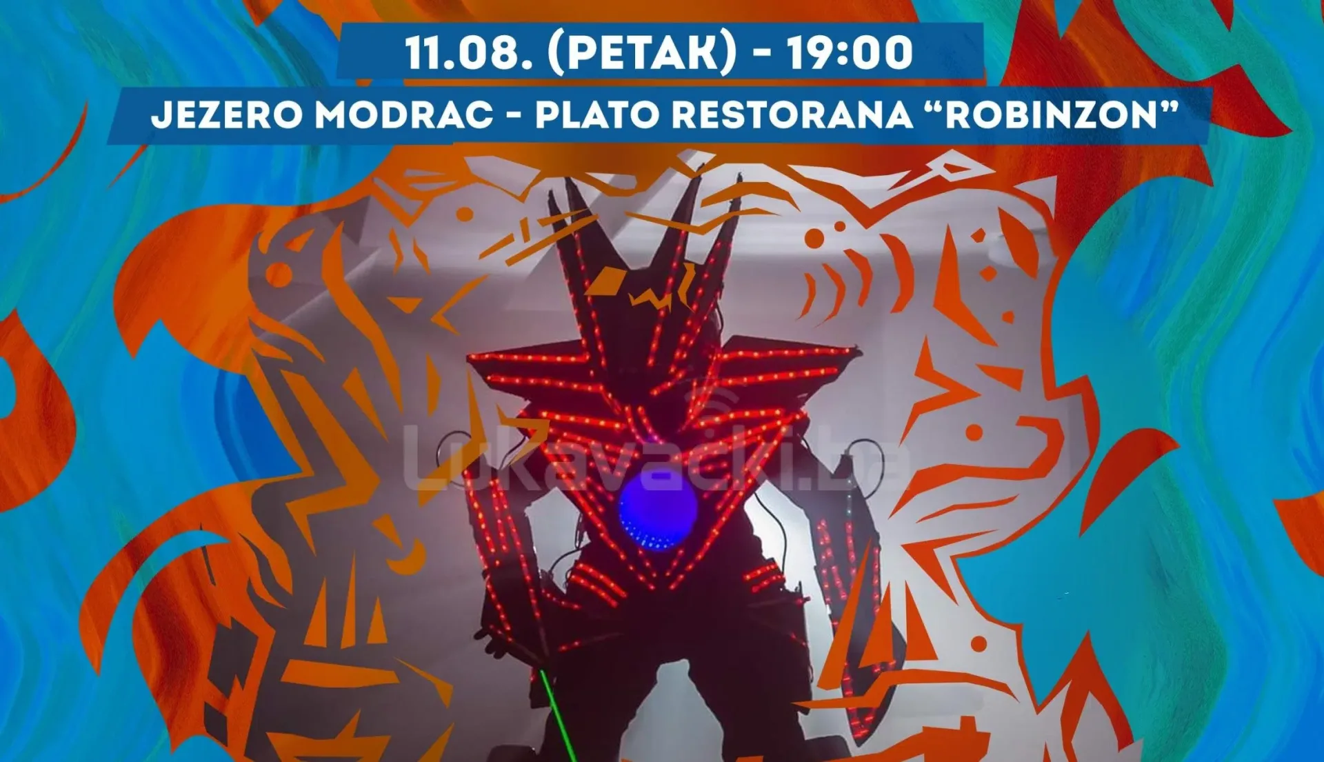 Spektakl za djecu na jezeru Modrac 11. augusta