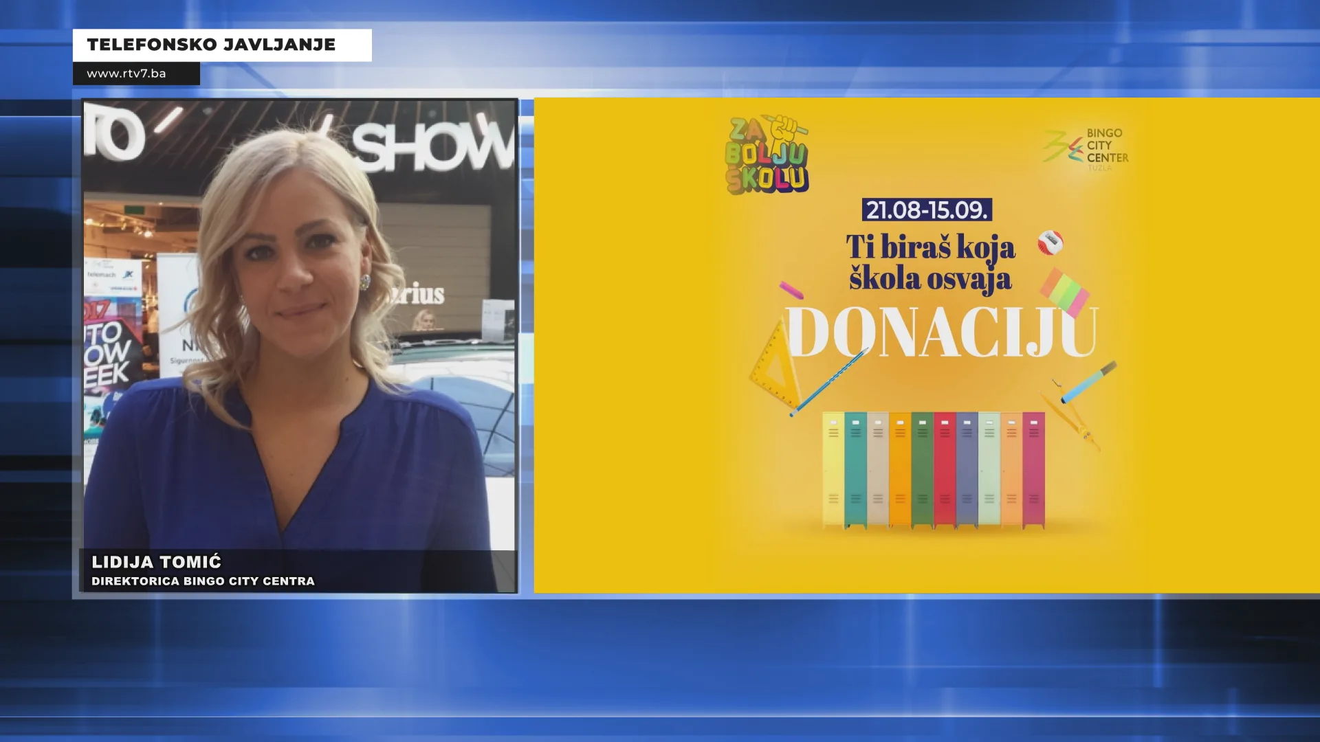 (Video) Bingo City Centar u Tuzli i Sarajevu realizuje akciju “Za bolju školu”