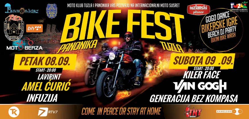 Bike Fest Panonika u Tuzli ponovo okuplja bajkere iz BiH, regiona i svijeta
