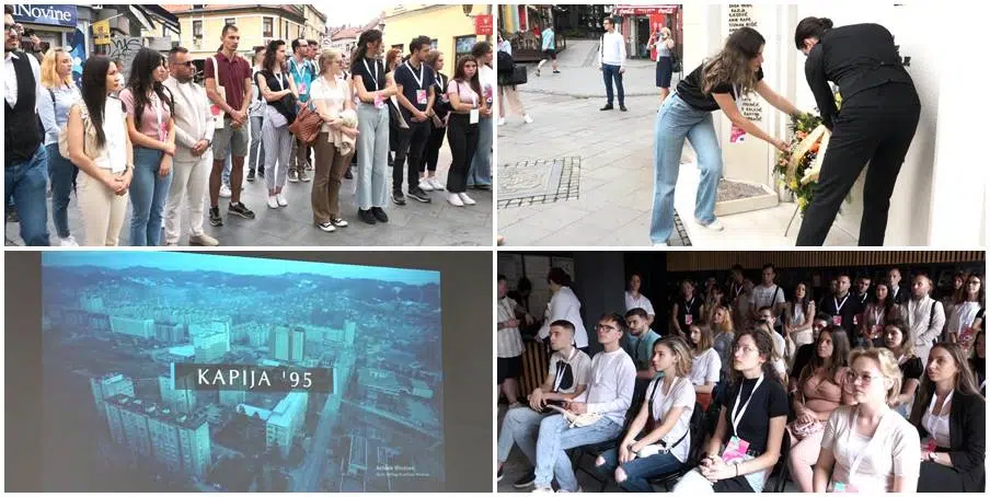 (VIDEO) Omladinska akademija „Stanje mira“: 50 mladih iz regiona u posjeti Tuzli i “Kapiji”