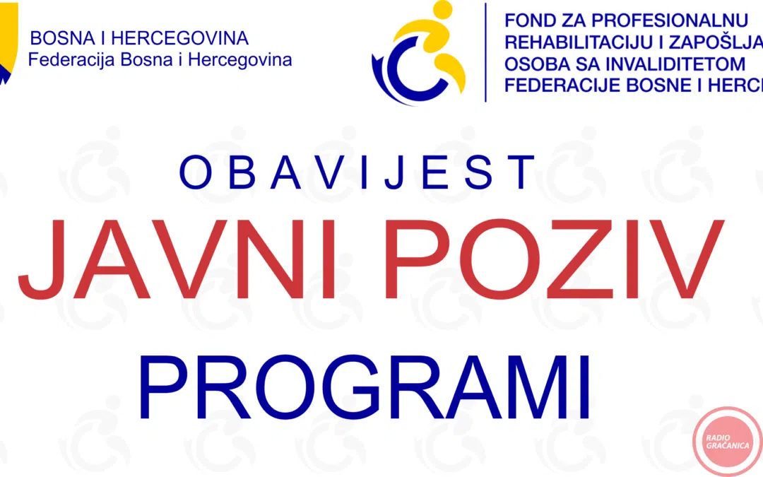 Objavljen poziv za dodjelu stimulansa poslodavcima koji zaposle osobu sa invaliditetom –