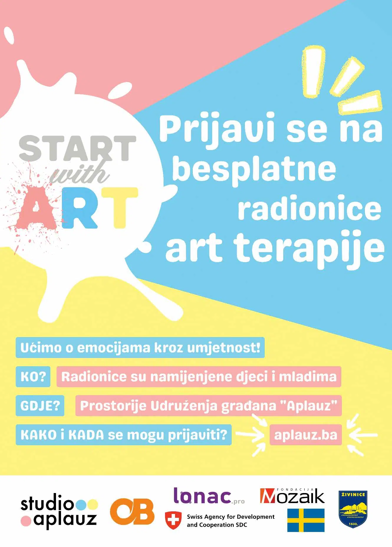 Novi projekti Udruženja “Aplauz” |