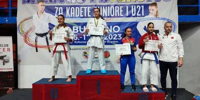 Zlato i bronza za karate klub “1. Mart Srebrenik” –