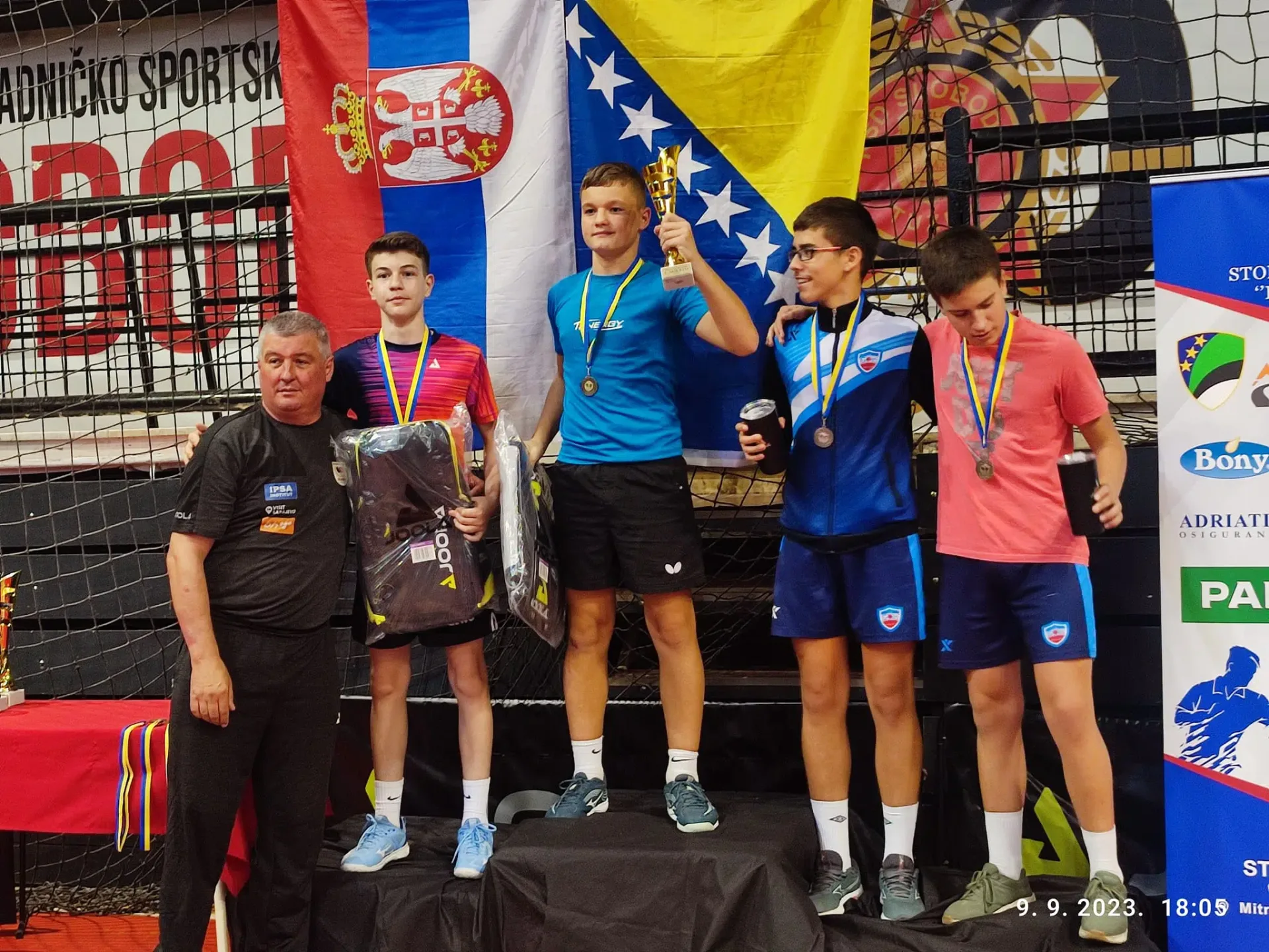 Uspješno održan međunarodni turnir u stonom tenisu u Tuzli