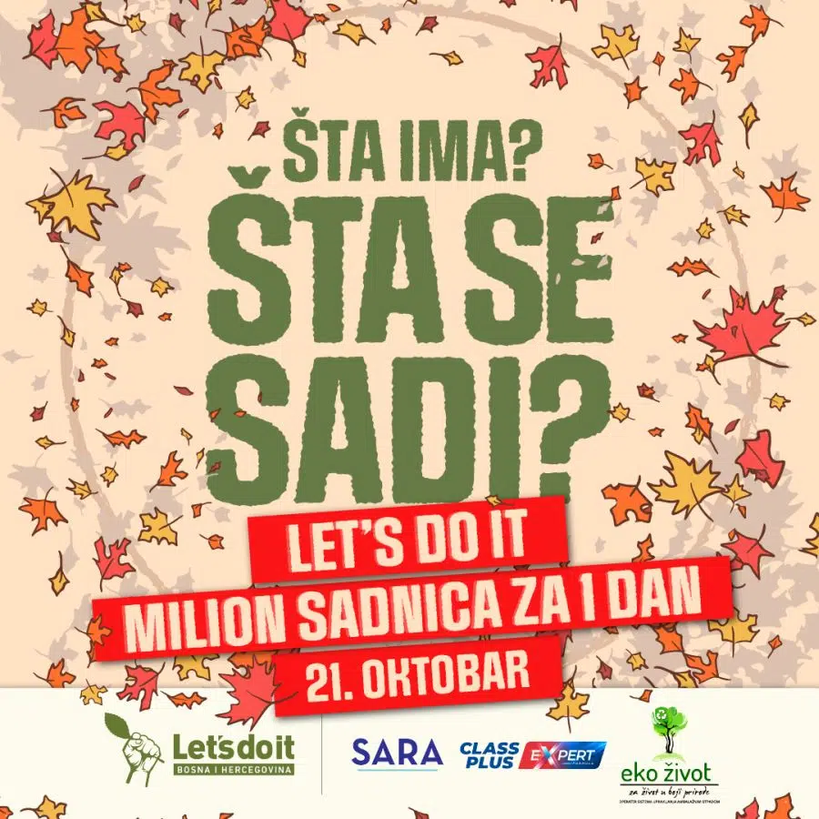 Akcija-“Let’s Do It – Milion sadnica za 1 dan”