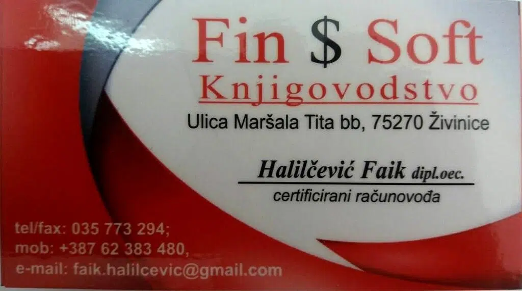 FinSoft doo:Knjigovodstvene usluge-sve na jednom mjestu-“Poklonite svoje povjerenje nama”