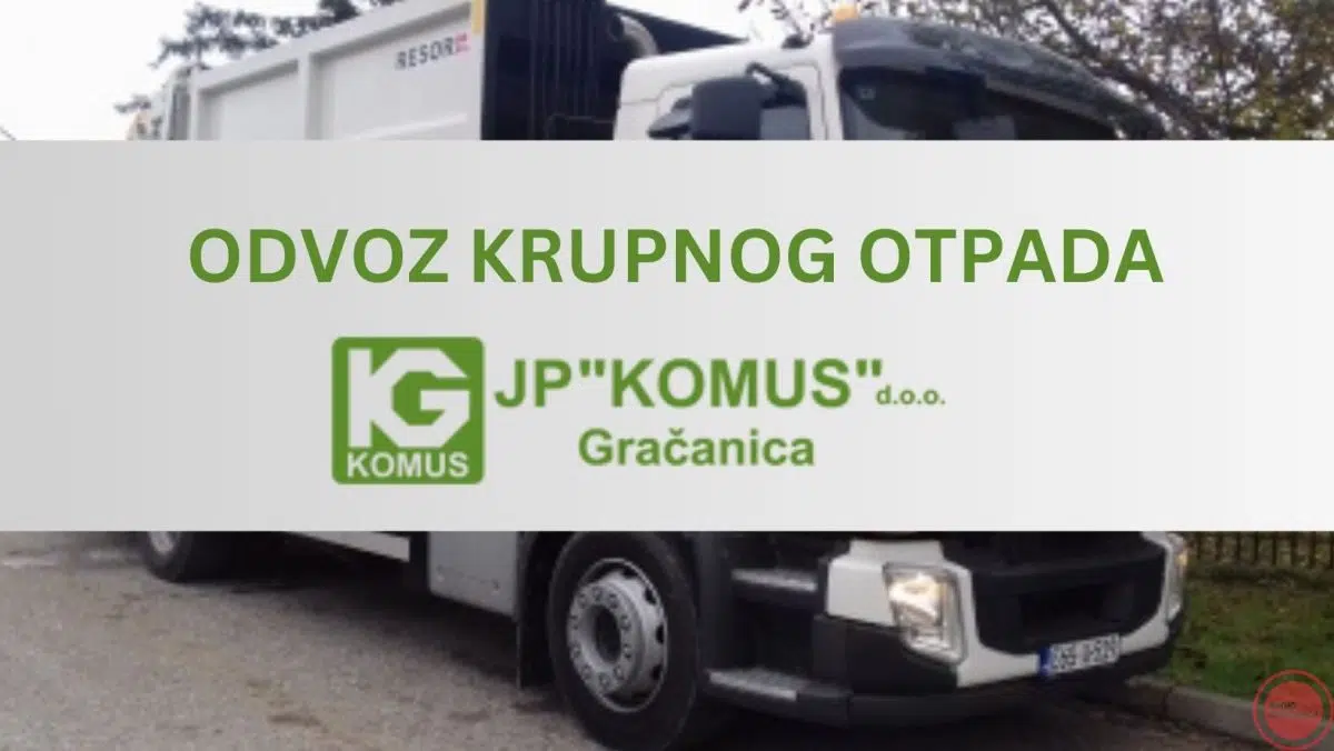 Odvoz krupnog otpada iz mjesnih zajednica Miričina i Rašljeva –