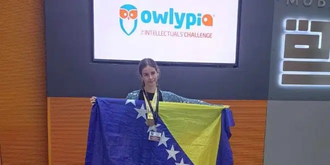Tuzlanska učenica osvojila dvije medalje na takmičenju u Abu Dhabiu