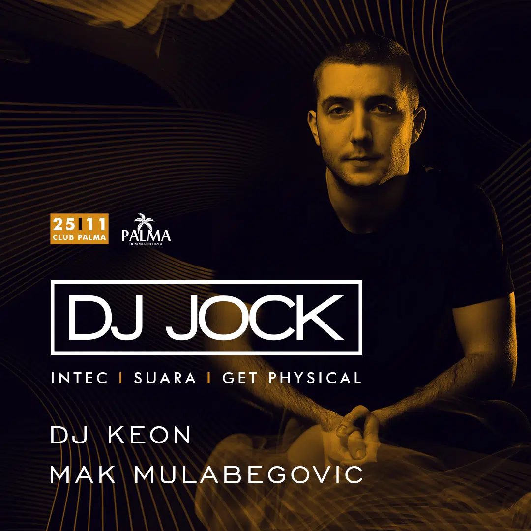 Slavni DJ Jock dolazi u Tuzlu