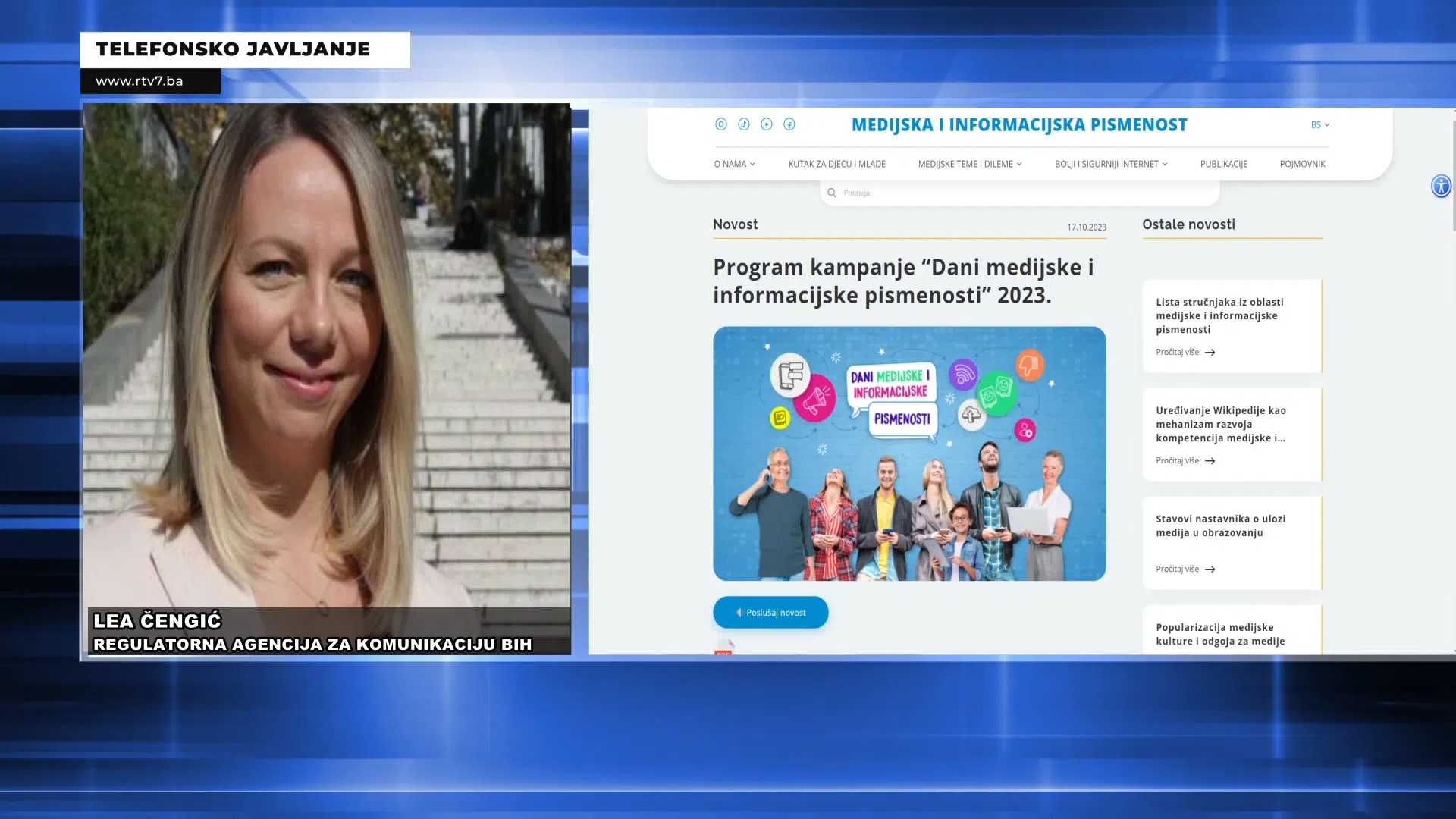 (Video) Počela realizacija kampanje Dani medijske i informacione pismenosti 2023.